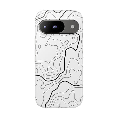 Minimal Topographic Tough Phone Case