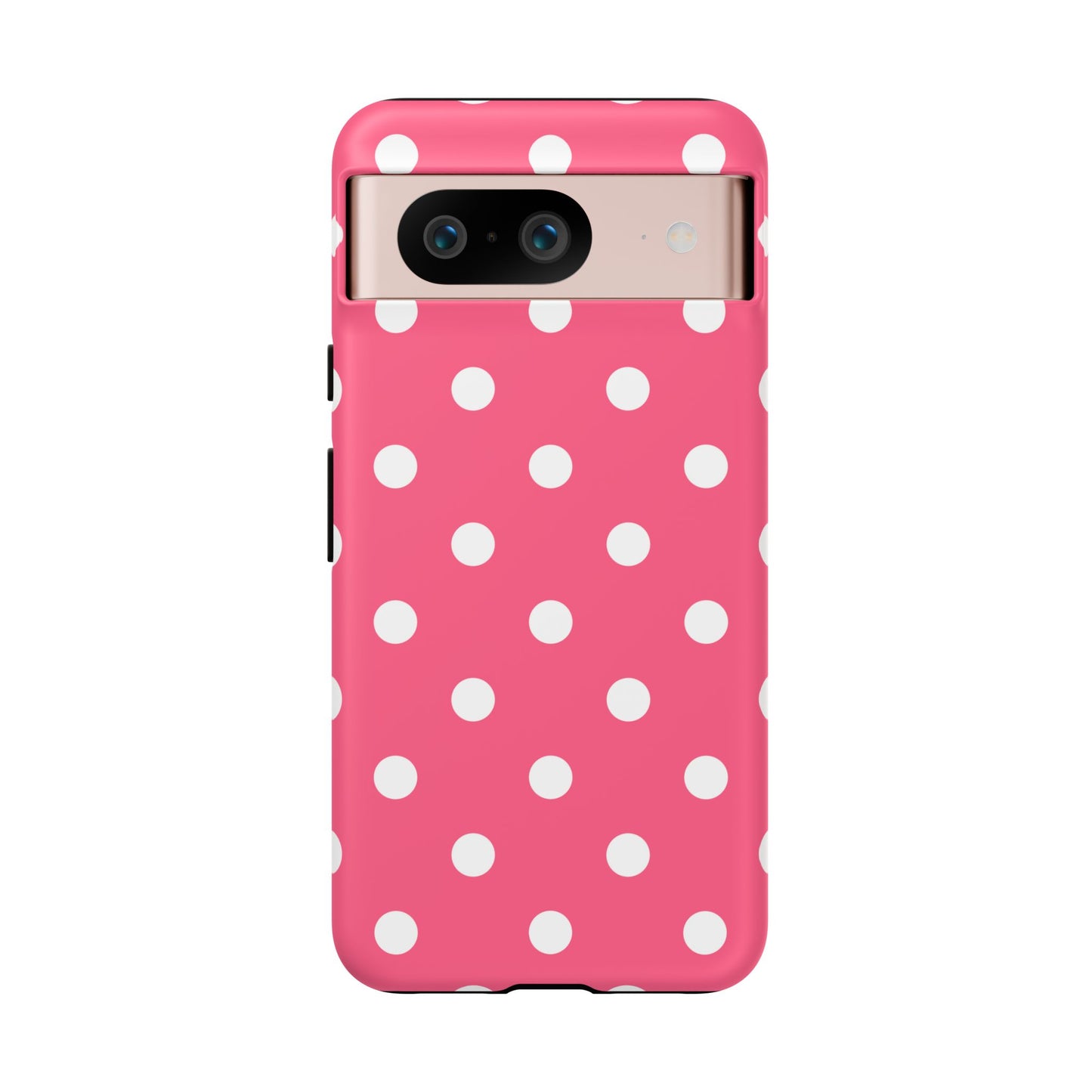 Bubblegum Pink Polka Dot Tough Phone Case