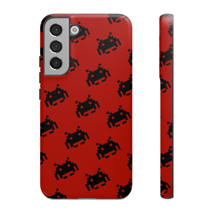 Red Pixel Alien Tough Phone Case