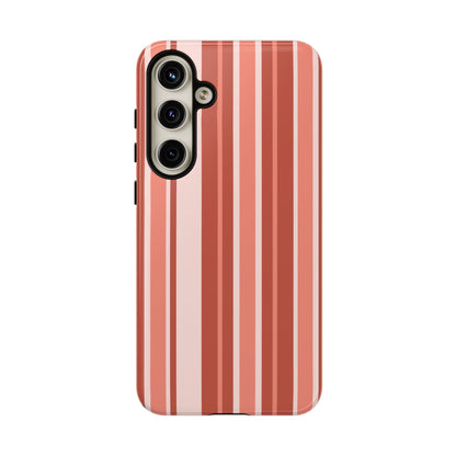 Terracotta Stripe Tough Phone Case