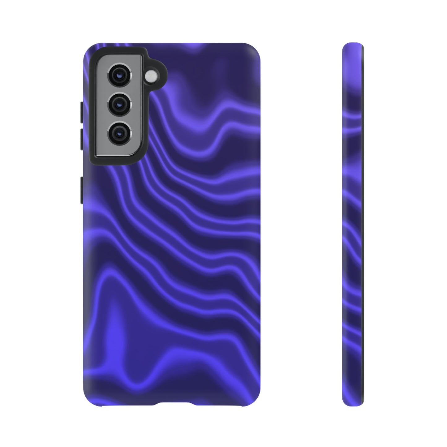 Neon Purple Flow Tough Phone Case