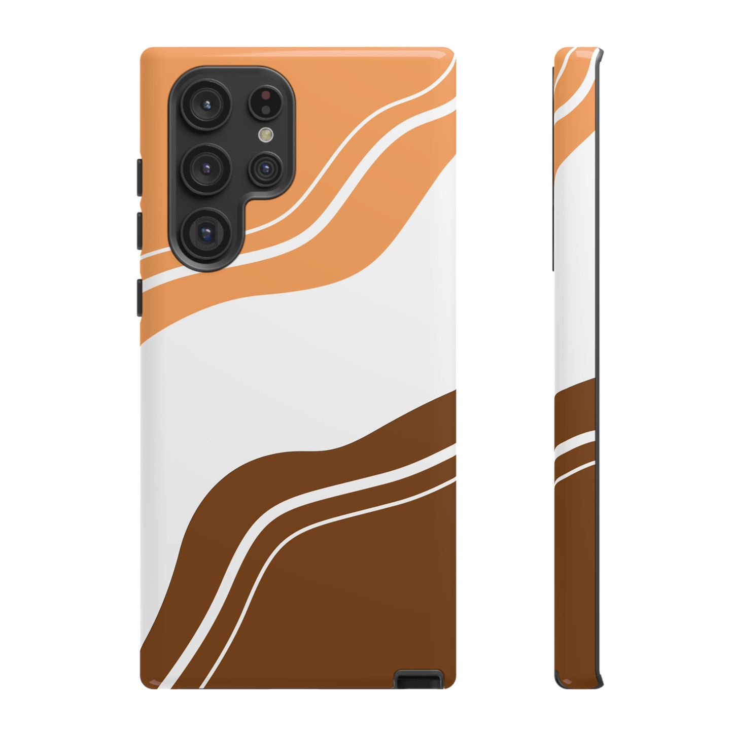 Caramel Cream Wave Tough Phone Case