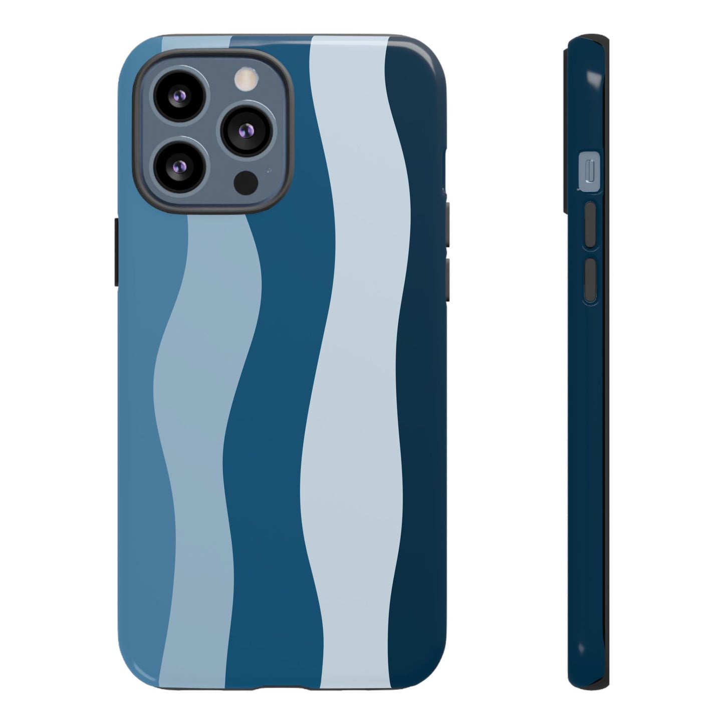 Blue Tide Wave Tough Phone Case