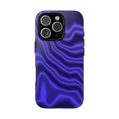 Neon Purple Flow Tough Phone Case