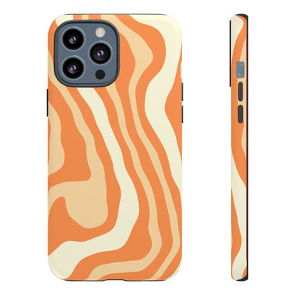 Peach Cream Swirl Tough Phone Case