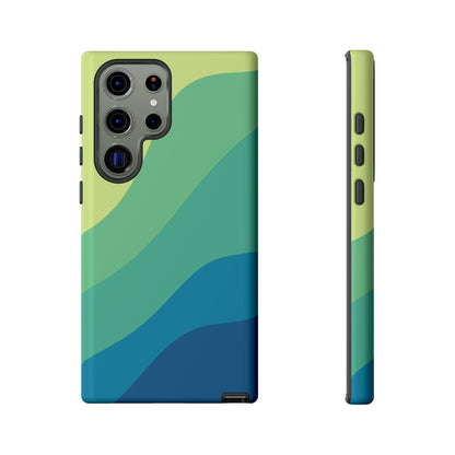 Coastal Green Wave Tough Phone Case