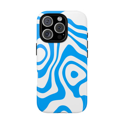 Blue Contour Tough Phone Case