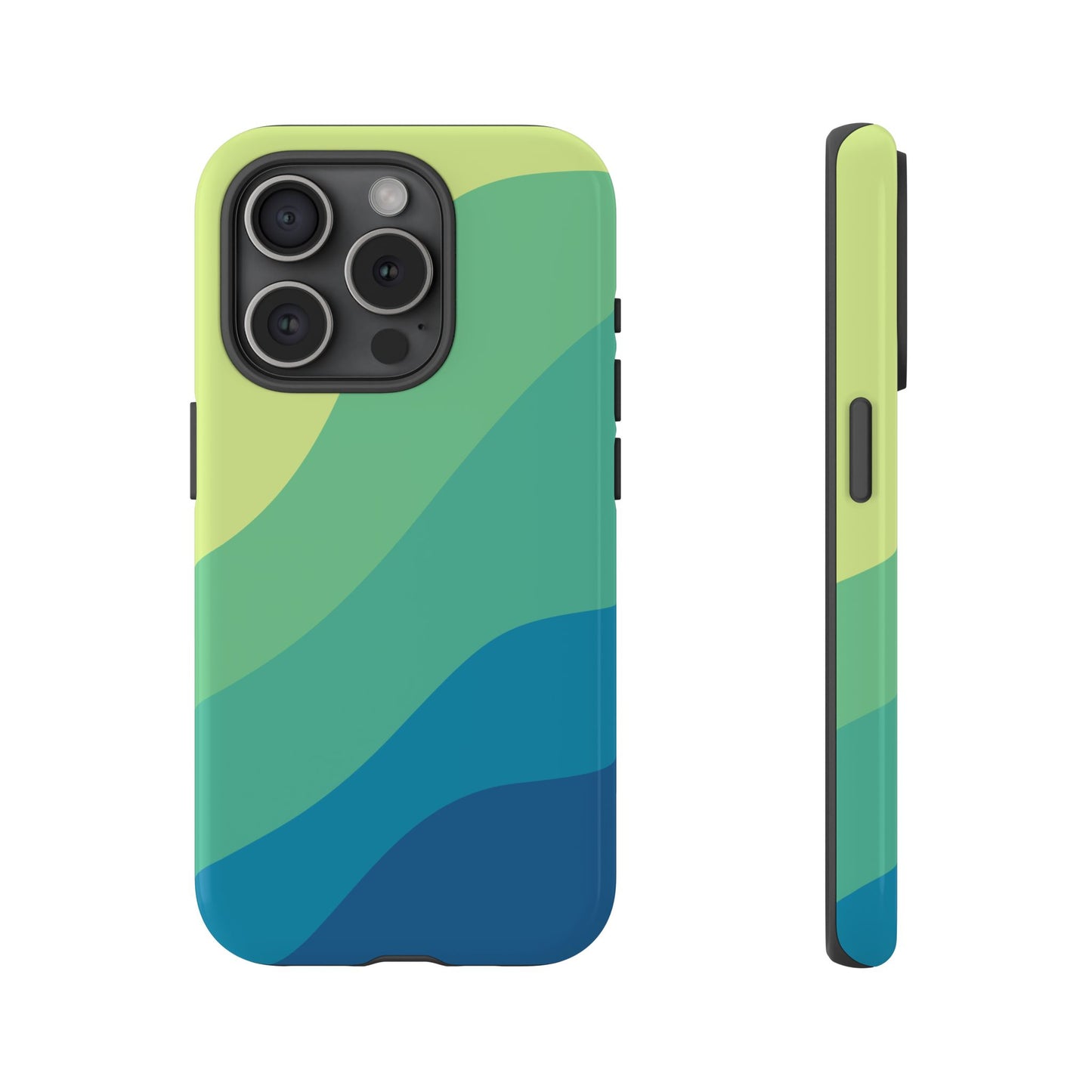 Coastal Green Wave Tough Phone Case