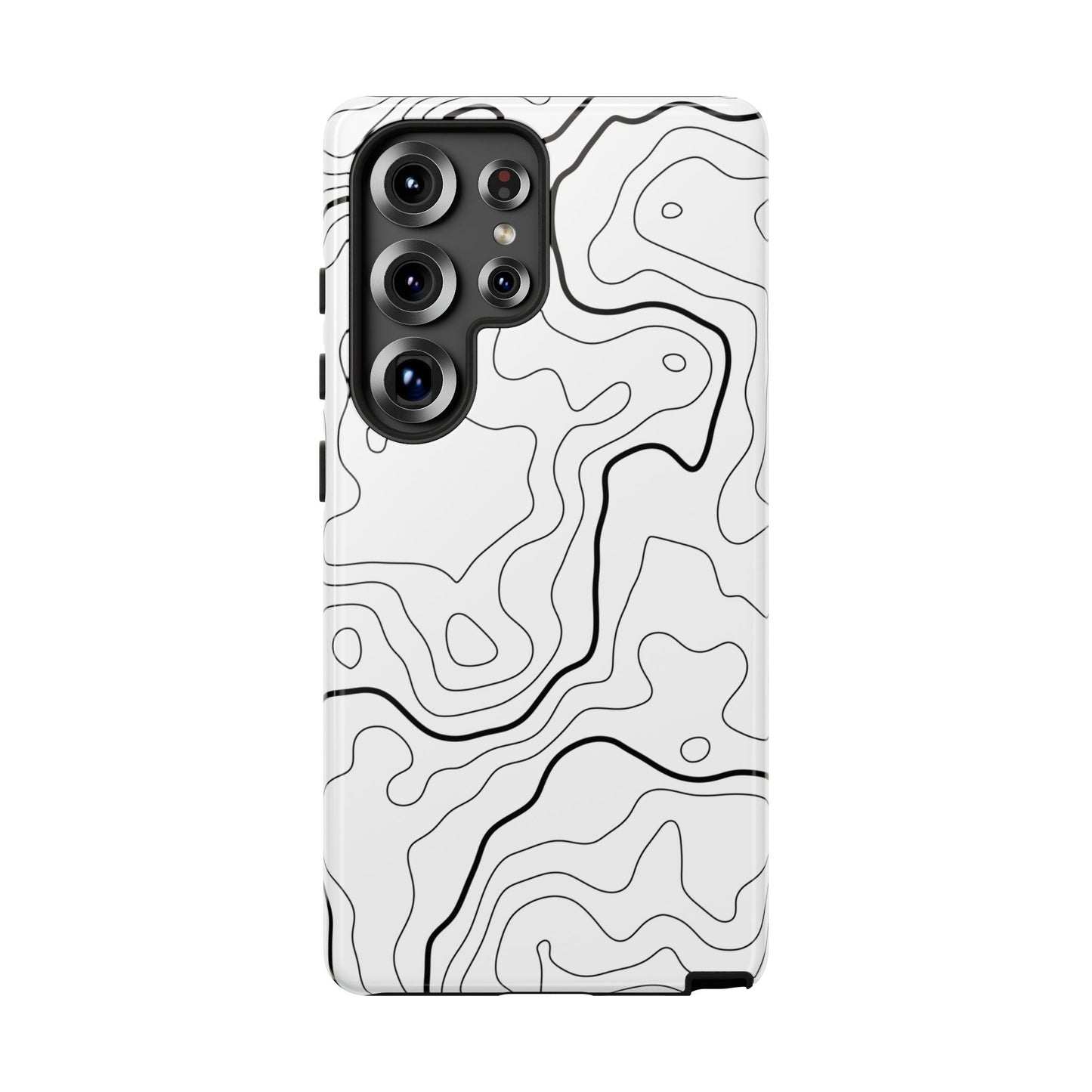 Minimal Topographic Tough Phone Case