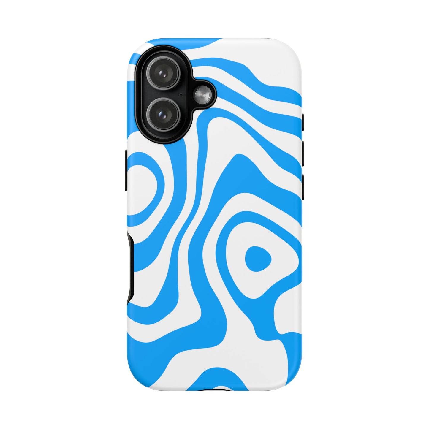 Blue Contour Tough Phone Case