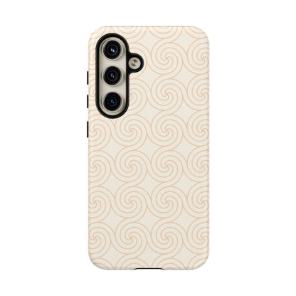 Soft Sand Spiral Tough Phone Case