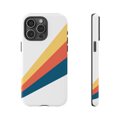 Diagonal Color Stripe Tough Phone Case