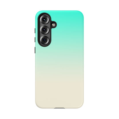 Aqua Cream Gradient Tough Phone Case