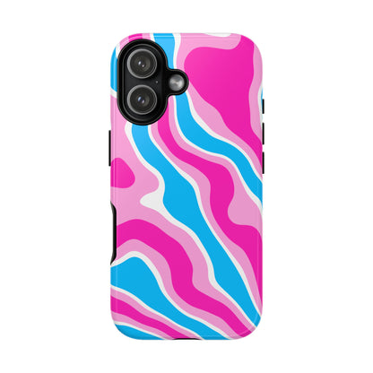 Candy Aqua Wave Tough Phone Case