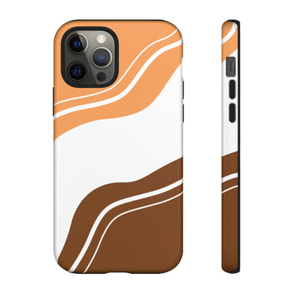 Caramel Cream Wave Tough Phone Case
