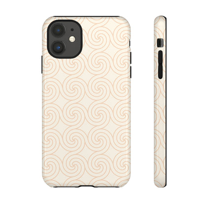 Soft Sand Spiral Tough Phone Case
