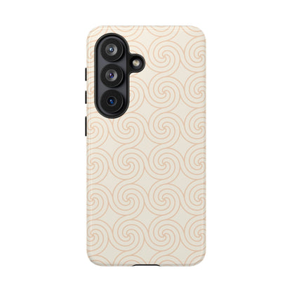 Soft Sand Spiral Tough Phone Case