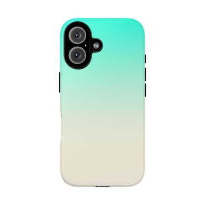 Aqua Cream Gradient Tough Phone Case