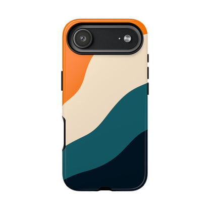 Blue Tide Wave Tough Phone Case