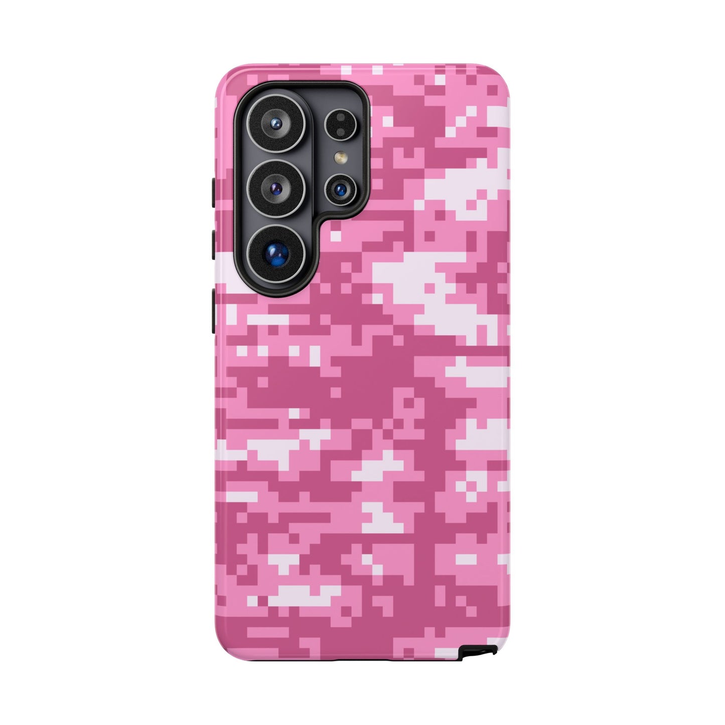 Pink pixel Camo Design Tough Phone Case