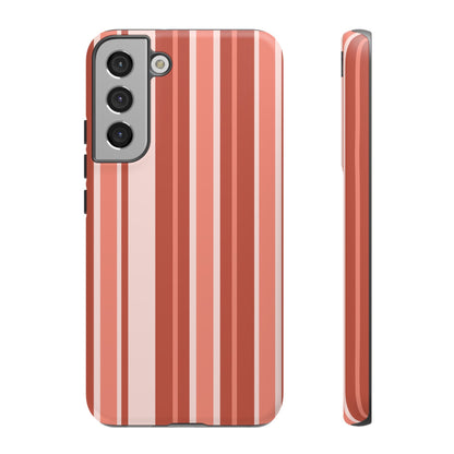 Terracotta Stripe Tough Phone Case