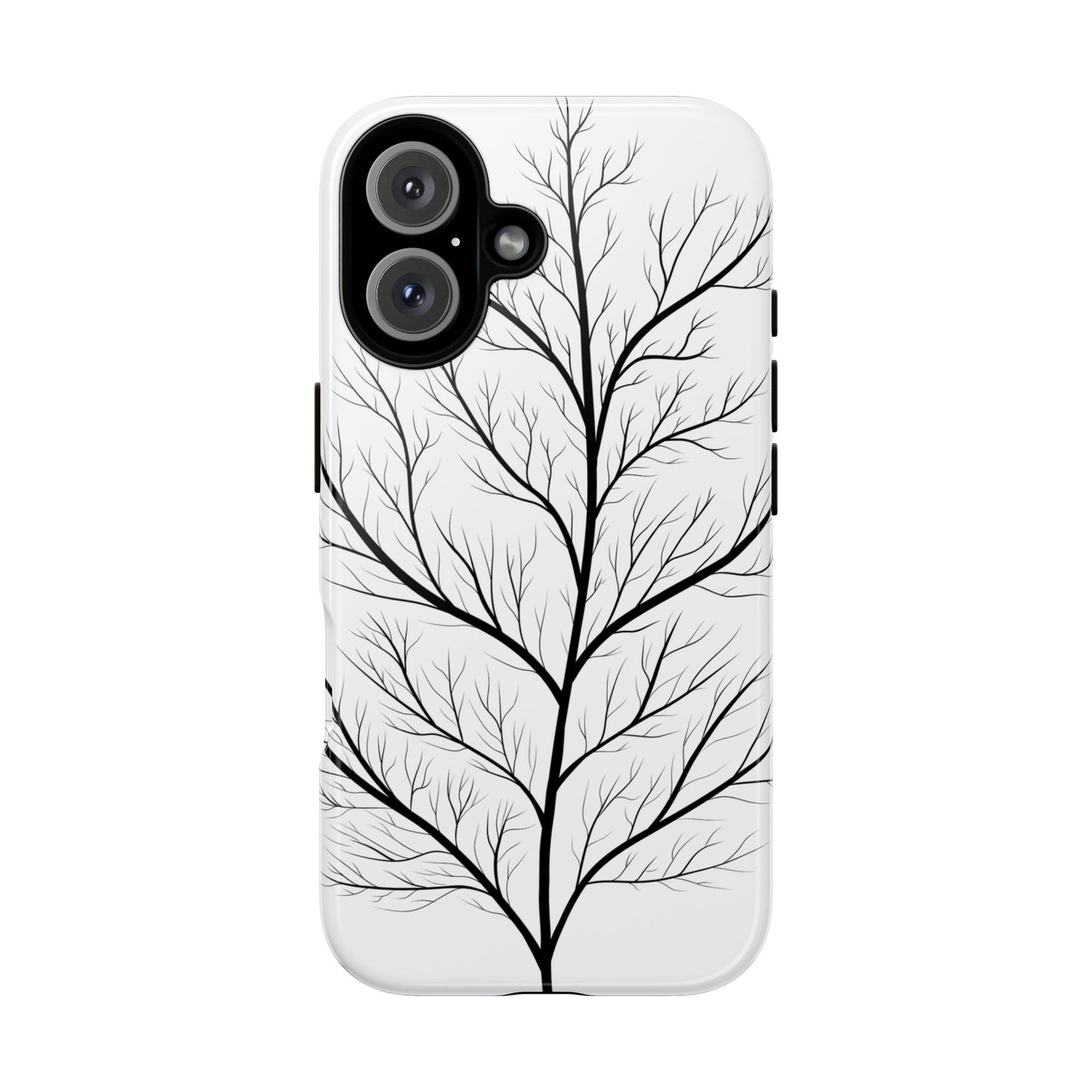 Black Branch Tree Tough Phone Case