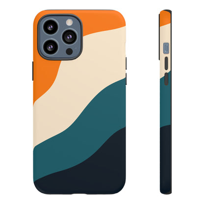 Blue Tide Wave Tough Phone Case