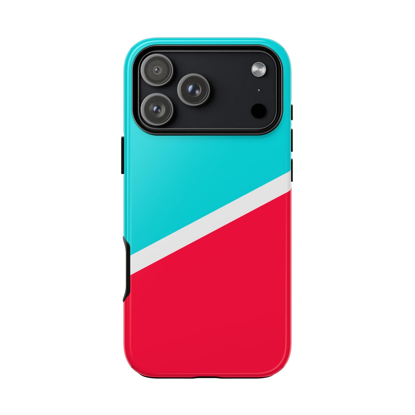 Aqua Pop Colorblock Tough Phone Case