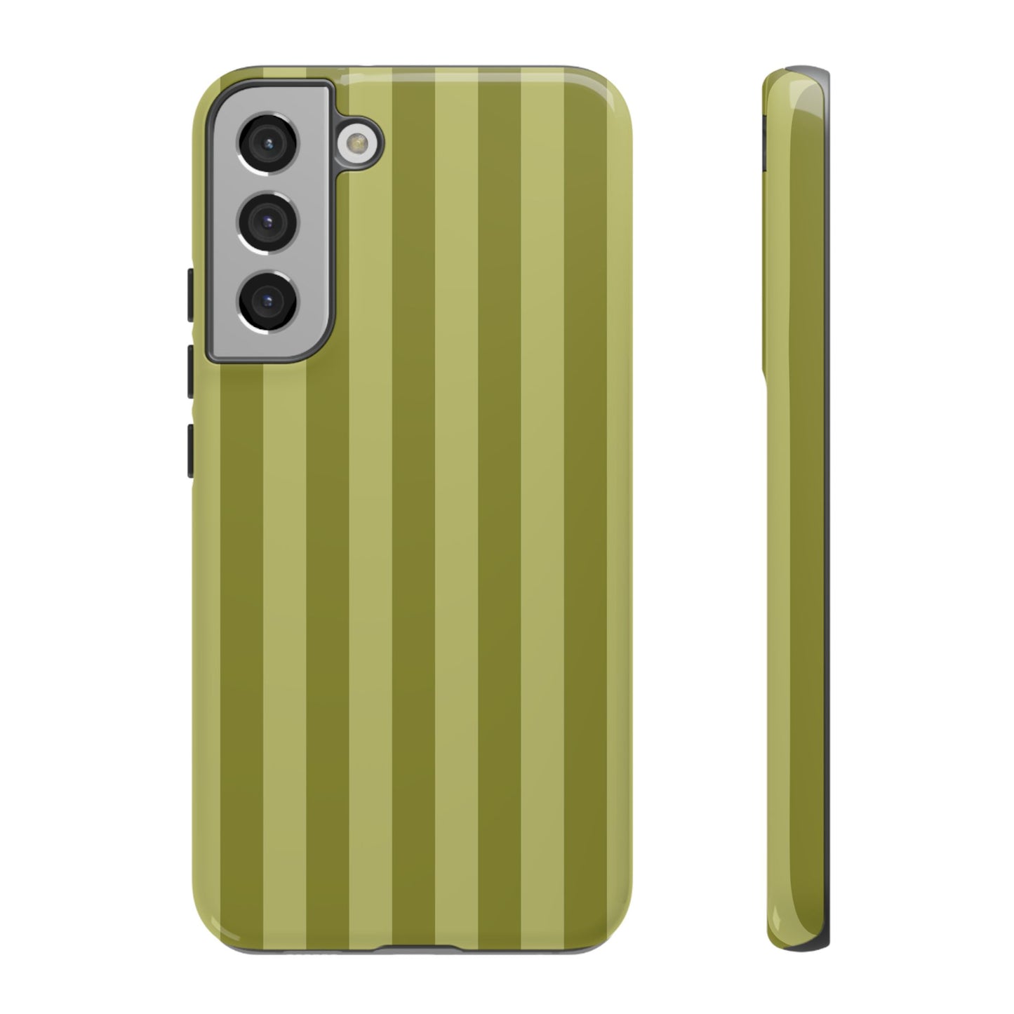 Olive Stripe Tough Phone Case