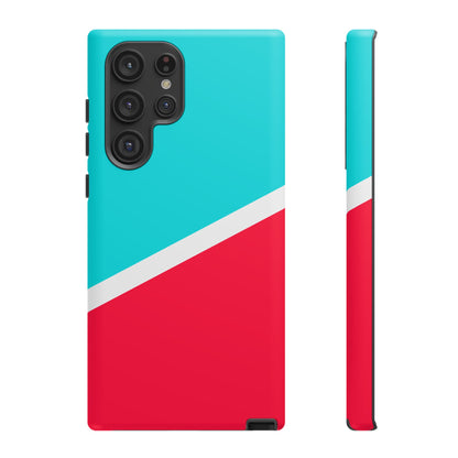 Aqua Pop Colorblock Tough Phone Case