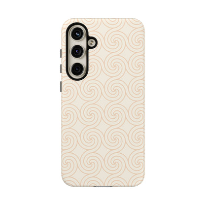 Soft Sand Spiral Tough Phone Case