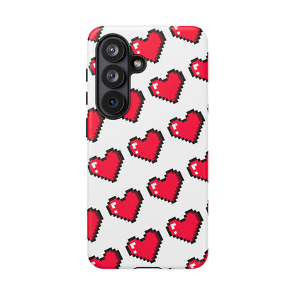 Pixel Heart Tough Phone Case