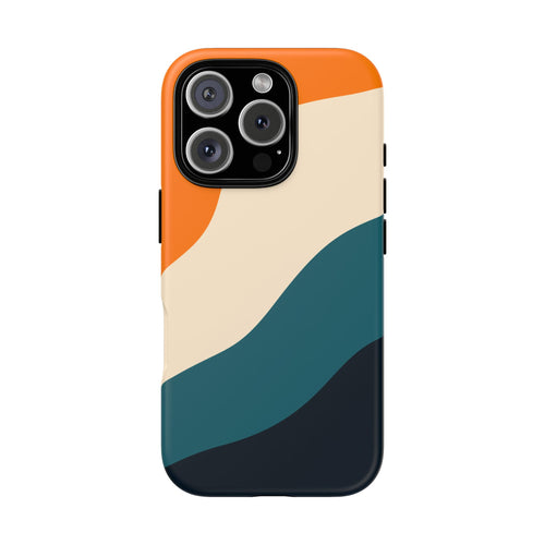 Blue Tide Wave Tough Phone Case