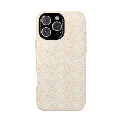 Soft Sand Spiral Tough Phone Case