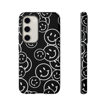 Happy Face Pattern Tough Phone Case