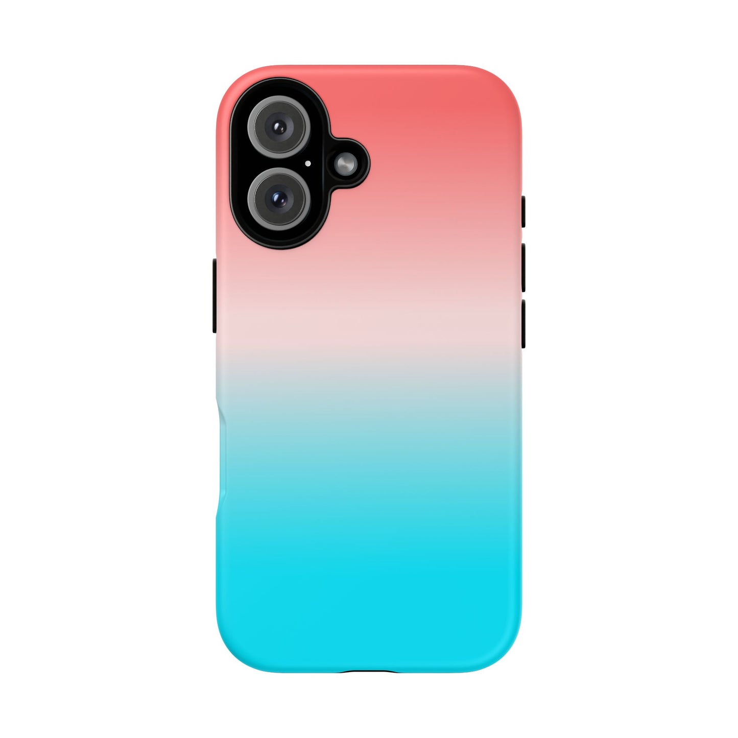 Pink Aqua Gradient Tough Phone Case