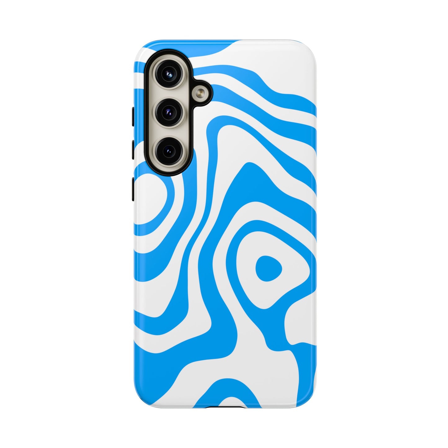 Blue Contour Tough Phone Case