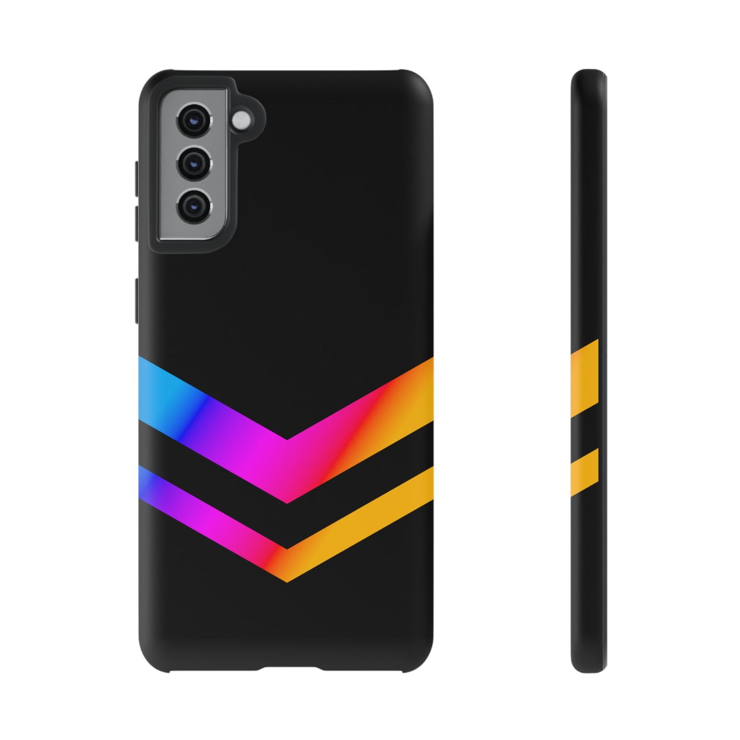 Neon V-Stripe Tough Phone Case