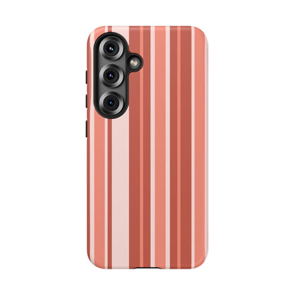 Terracotta Stripe Tough Phone Case