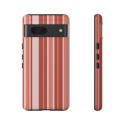 Terracotta Stripe Tough Phone Case