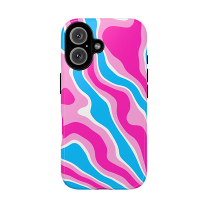 Candy Aqua Wave Tough Phone Case