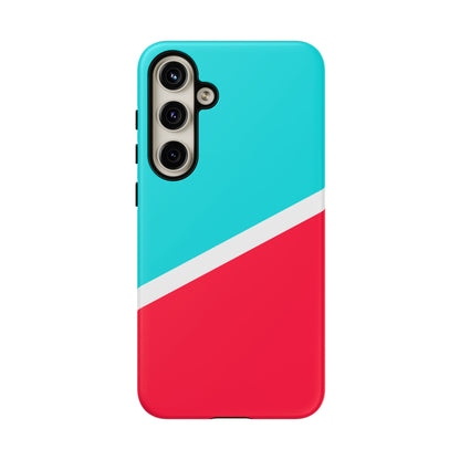 Aqua Pop Colorblock Tough Phone Case