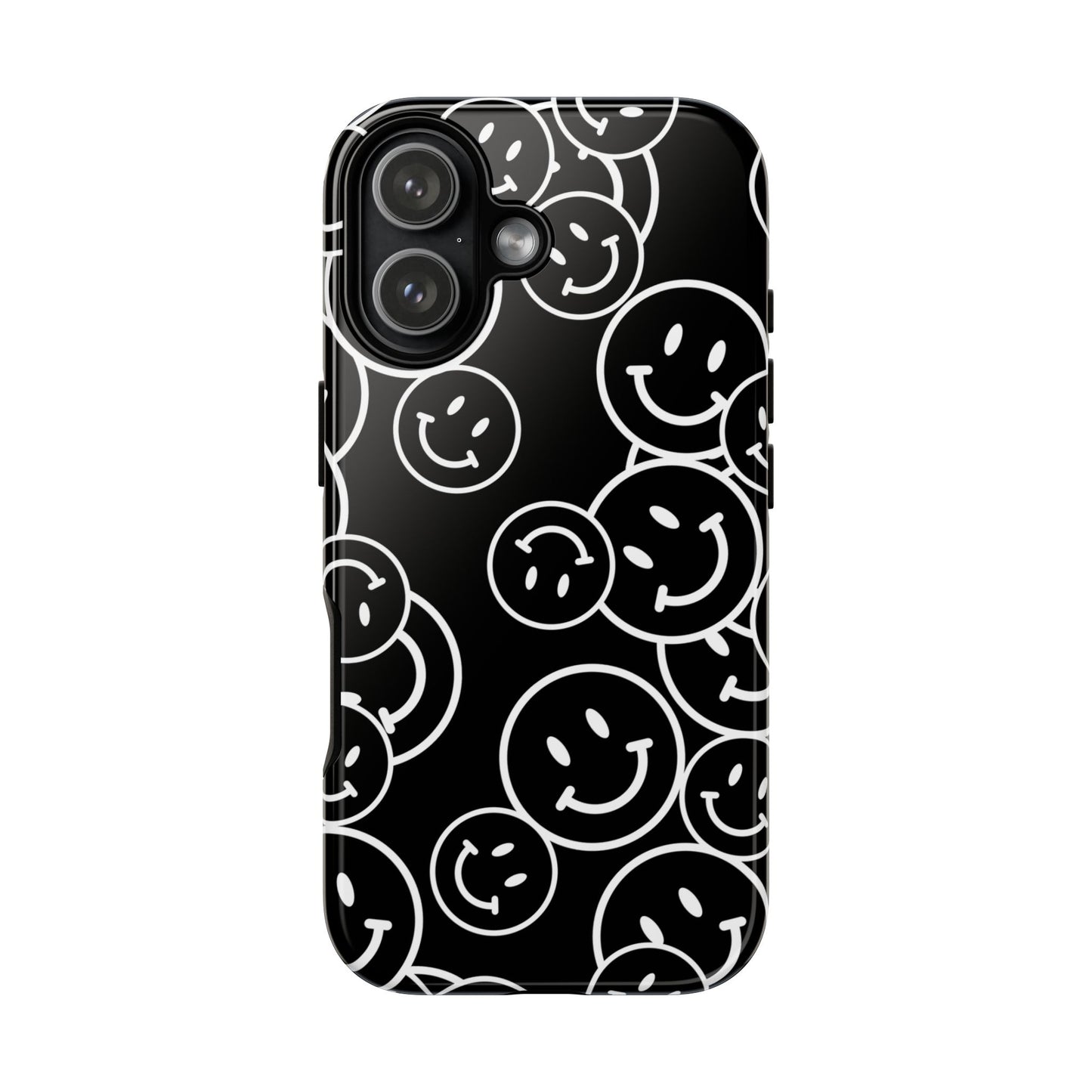 Happy Face Pattern Tough Phone Case