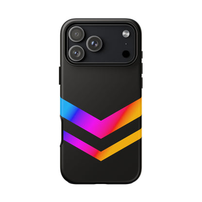 Neon V-Stripe Tough Phone Case
