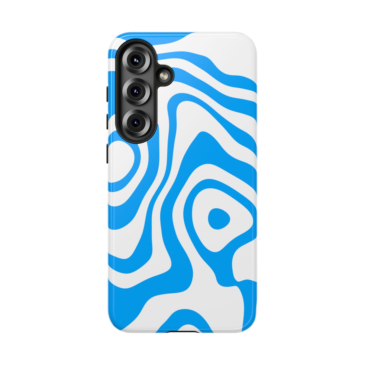 Blue Contour Tough Phone Case