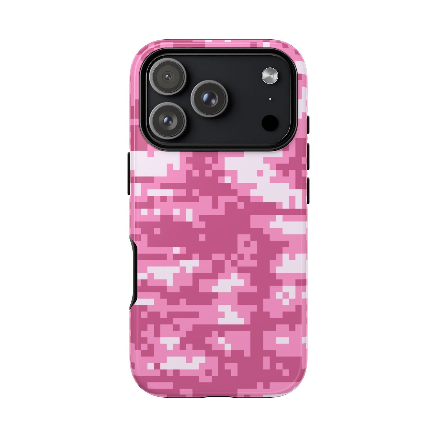 Pink pixel Camo Design Tough Phone Case