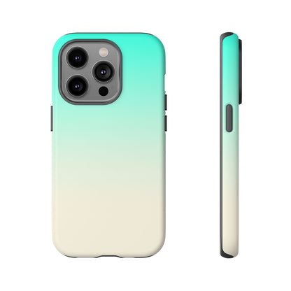 Aqua Cream Gradient Tough Phone Case
