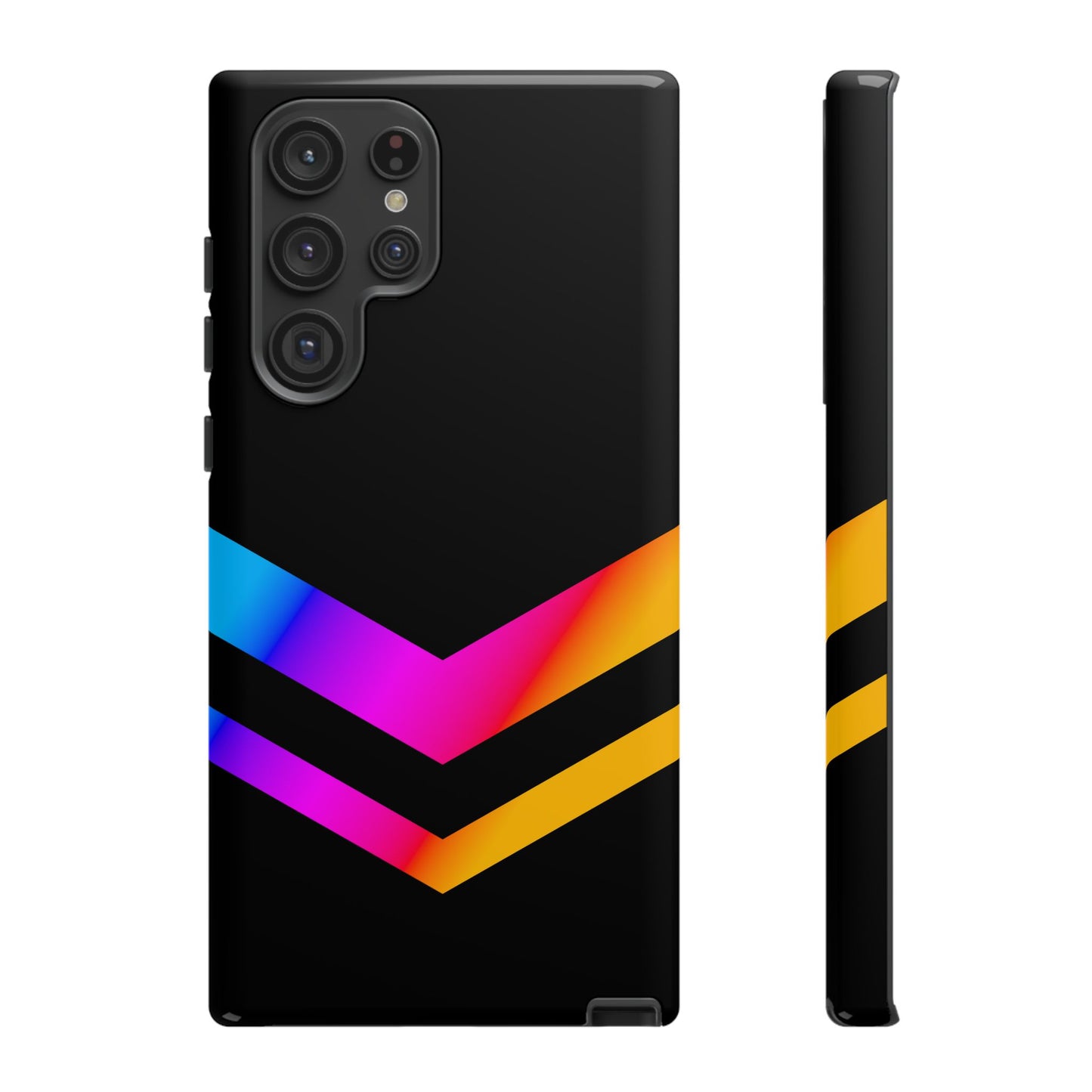 Neon V-Stripe Tough Phone Case