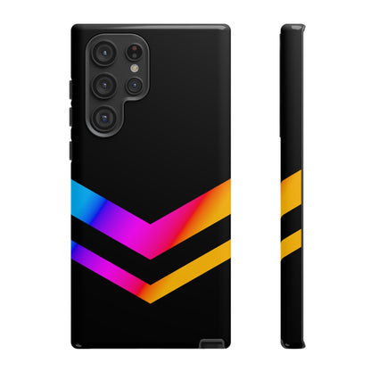 Neon V-Stripe Tough Phone Case