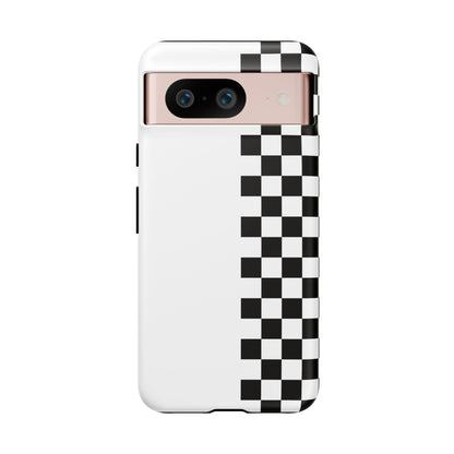 Checker Stripe Tough Phone Case